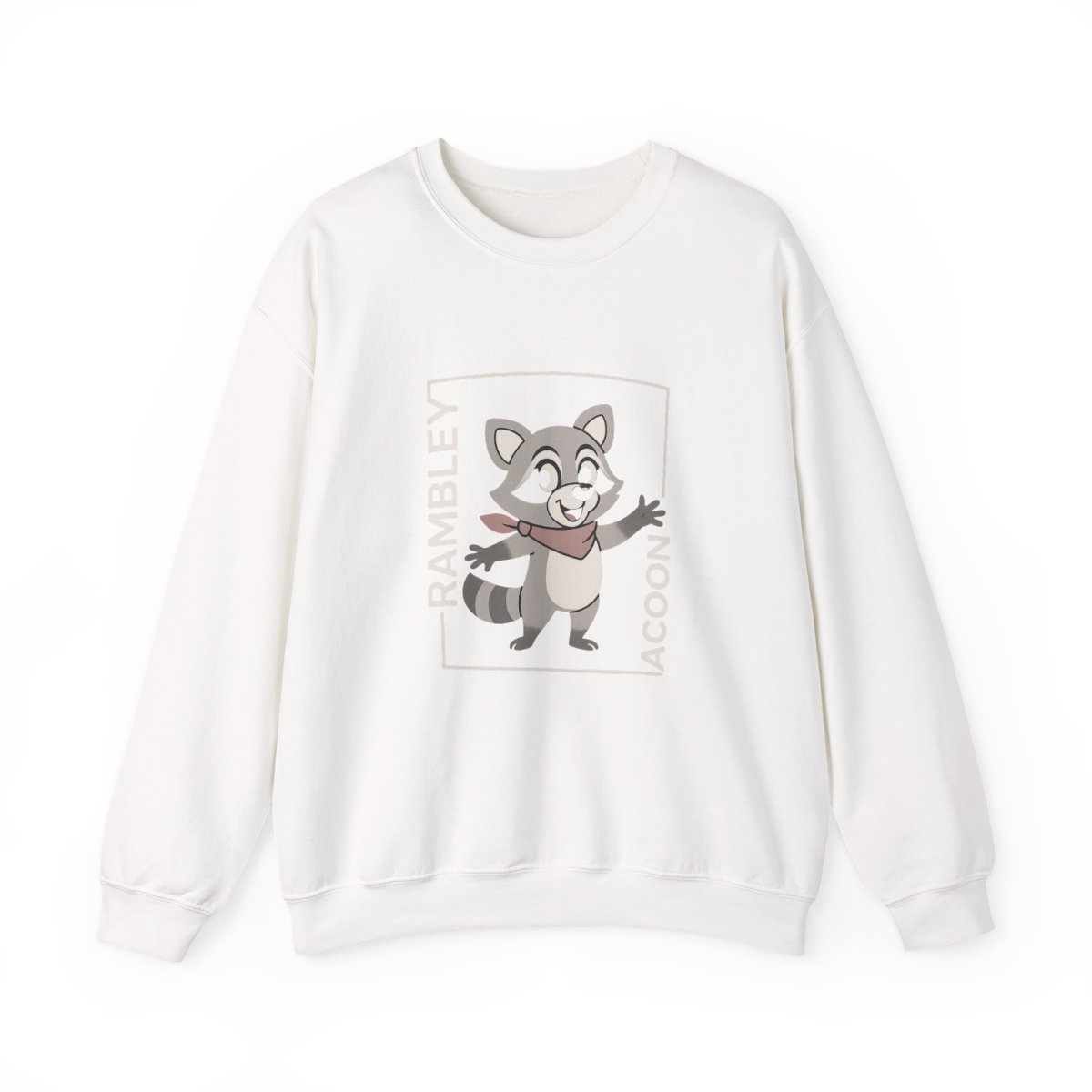 Retro Indigo Raccoon Arcade Nostalgia Sweatshirt