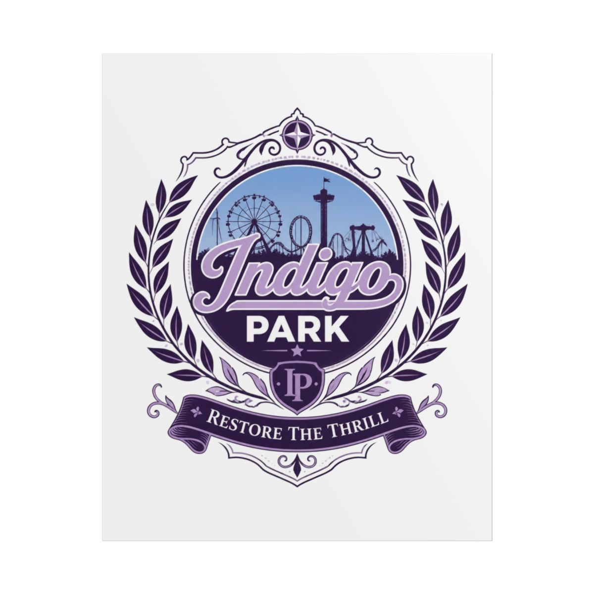 Indigo Park "Indigo" Poster — official Indigo Park Posters & Wall Art